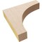Ekena Millwork 2"W x 10"D x 10"H Thin Huntington Rough Cedar Woodgrain TimberThane Corbel, Primed Tan CORUR02X10X10HUNRCPR - alternate 6
